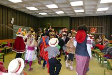 Naumburger Prinzenpaare mit Hofnarren besuchen den Kindergottesdienst (Foto: Karl-Franz Thiede)